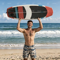 Planche de surf de course professionnelle et légère : Libérez les sensations ultimes du surf en mer