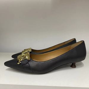 Zapatos de Tacón Bajo para Mujer, 100% Cuero Vacuno de Primera Calidad, Plantilla de Piel de Becerro, Tacón Delgado de 3 cm, Zapatos de Oficina para Novia, Personalización de Logotipo de Fábrica - Product Image 6