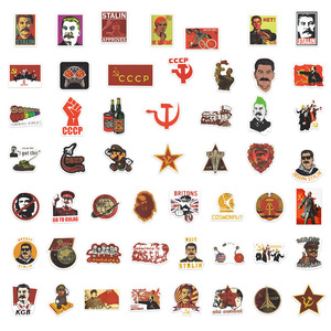 2024 mới 50pcs Liên Xô Liên minh CCCP Chủ Nghĩa Xã hội vui Nga Logo graffiti Nga Sticker - Product Image 3