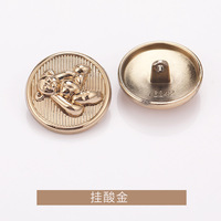 Boutons en métal cousus à la main Xiaofan Little Bear, pour manteau en laine, veste, coupe-vent, tendance et raffinés, QQ