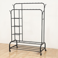 Cintre de rangement moderne et durable pour chambre à coucher, étendoir en tissu, étendoir, étendoir, vêtement, manteau, chaussures, avec chapeau, veste