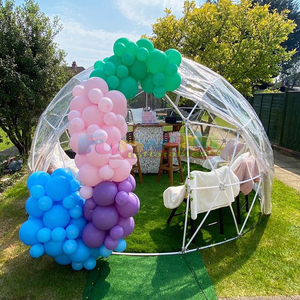 Ngoài trời nhà kính mái vòm cắm trại nhà nơi trú ẩn rõ ràng trắc địa sân sau lều tuyết lều với <span class=keywords><strong>PVC</strong></span> Bìa quảng cáo <span class=keywords><strong>inflatables</strong></span> sản phẩm - Product Image 6