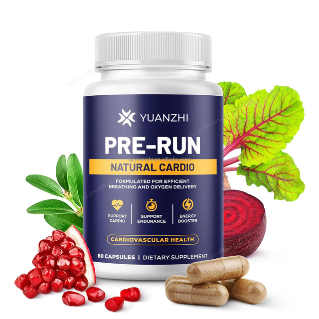 OEM Running Supplements Capsules Nitric Oxide Booster for Enhances Breathing Improved Oxygen Delivery Respiratory Efficiency