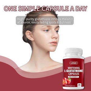 קפסולות קולגן להבהרת העור עם ויטמין E ו-L-גלוטתיון, 60 כמוסות, איכות מזון, ייצור לפי הזמנה (OEM/ODM), מוצר יופי,  נמכר במהירות. - Product Image 2