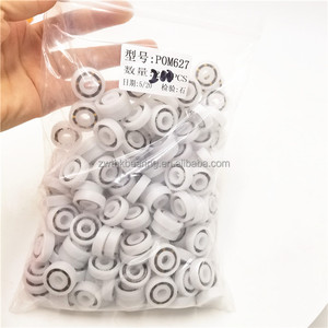 Radial de plástico 627 con rodamiento de bolas de vidrio 627 Tamaño 7x22x7mm rodamientos rígidos de bolas de plástico 627 624 625 626 623 628 <span class=keywords><strong>629</strong></span> - Product Image 1
