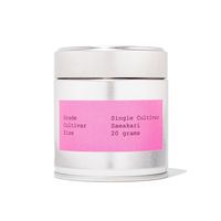 Boîte en métal bleue de qualité alimentaire de 60*68 mm, petite boîte en métal de qualité supérieure, vente en gros personnalisée, boîte à matcha de 30 g