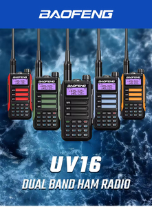 Radio Walkie-Talkie <span class=keywords><strong>Baofeng</strong></span> UV-16 2025, Resistente al Agua, Alta Potencia, Alcance Máximo de 30KM, Radio CB Bidireccional UV-5R, Radioaficionado <span class=keywords><strong>UV16</strong></span> - Product Image 3