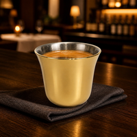 Vente en gros de mini gourdes isothermes en acier inoxydable 304, gobelets promotionnels, couleur personnalisée, revêtement en poudre, tasse de voyage