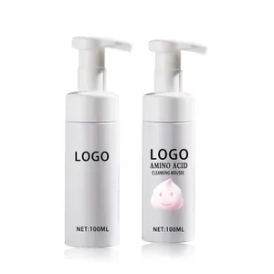 Nhãn Hiệu Riêng 100Ml Hoa Trà Làm Sạch Sâu Mousse Axit amin Làm Sạch Mousse Unisex Sữa Rửa Mặt Tùy Chỉnh Số Lượng Lớn Trang Điểm