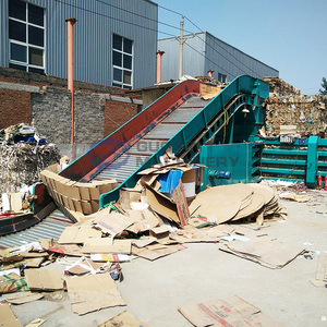 Compacteur de déchets ménagers horizontal machine de compression de déchets plastiques machine de recyclage de déchets - Product Image 5