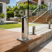 Spigot en verre sans cadre en acier inoxydable breveté ALD, résistant à l'humidité et à la rouille, pour balustrade d'escalier intérieure et extérieure, clôture