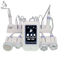 Appareil de remodelage corporel 7 en 1 avec soin par lumière rouge, micro-vibrations électriques, massage et stimulation pulsée pour le visage
