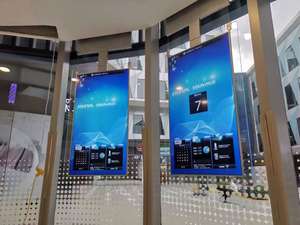 Écran LCD double face 43 49 55 65 pouces, haute luminosité, <span class=keywords><strong>affichage</strong></span> de <span class=keywords><strong>vitrine</strong></span>, signalisation numérique multi-installation, personnalisable - Product Image 6