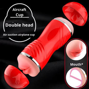 อุปกรณ์ช่วยตัวเองชายแบบ 2-in-1 รุ่น TT FOREST พร้อมพื้นผิวสมจริง ดีไซน์แบบถ้วยเครื่องบิน ฟังก์ชั่นช่องคลอด ของเล่นผู้ใหญ่ ของเล่นทางเพศ - Product Image 5