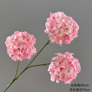 Flores Artificiales Pingping, Hortensia Miniatura de 3 Cabezas, Flor de Seda para Decoración de Bodas y Hogar - Product Image 4