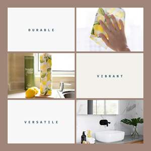 <b>Reusable</b> <b>Paper</b> <b>Towels</b>-Eco-Friendly-Super Absorbent & Machine Wash Cotton <b>Towels</b> for All-Long-Lasting Cleaning Cloths <b>Towel</b> Roll - Product Image 3