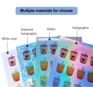 Personalizzato promozionale Kawaii Kawaii Kawaii in vinile impermeabile con Glitter <span class=keywords><strong>unicorno</strong></span> impermeabile - Product Image 5