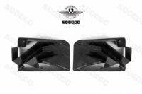 SOOQOO Conduit d'air de pare-chocs avant en fibre de carbone pré-imprégnée pour BMW M2 G87 2023+