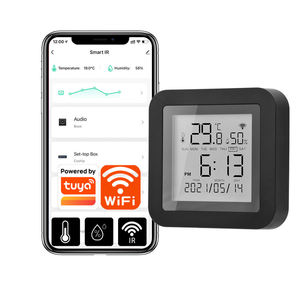 Capteur de température et d'humidité intelligent TY-S09 2026 Smart Life IR Tuya WIFI pour maison connectée avec télécommande et écran - Product Image 1