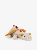 Peluche en tissu super doux Jelly Cat, Dragon Opalite, Dragon des Neiges, Poupée en peluche moelleuse, Remplissage en PP, Coussin lesté doux