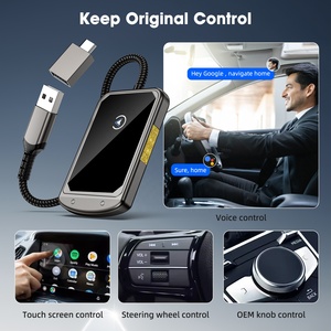 Adaptateur Carplay sans fil de haute qualité Car Play à partir de 2016 prend en charge IOS <span class=keywords><strong>Android</strong></span> - Product Image 4