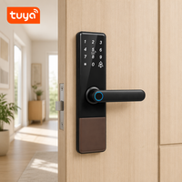 Serrure de porte intelligente TTLock TUYA App, vente chaude directe usine, sécurité électronique numérique, serrure à mortaise 5050, pour portes en aluminium et acier