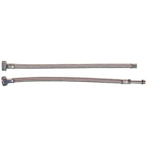 Tubo Flessibile per Leva Singola 35 cm - F 3/8\" x M 10x1 Corto (1 cm) - Product Image 1