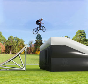 ถุงลมนิรภัยสโนว์บอร์ดแบบเป่าลมสำหรับเล่นกีฬาผาดโผน BMX ถุงลมนิรภัยสำหรับจักรยานเสือภูเขาลงจอด - Product Image 4