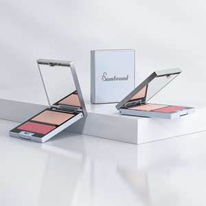 Custom Multicolor Eye Shadow Palette <b>Box</b> Matte Matte Silver High Pigment Quality Contour Palette Container - Product Image 2