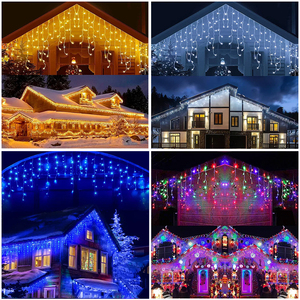 Guirnalda de Luces LED Decorativas IP65 a Prueba de Agua, 220V, Longitud Personalizada, Certificación CE, para Navidad, Exteriores, Patio, Techo - Product Image 3