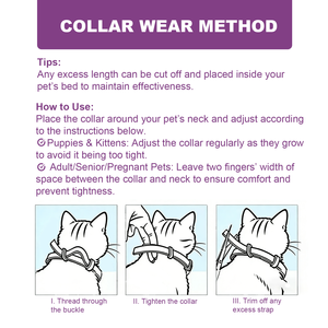 Collar Calmante para Gatos a Prueba de Agua con Feromonas, Directo de Fábrica, Collar Seguro y Efectivo para Aliviar la Ansiedad para Gatos de Todos los Tamaños - Product Image 4