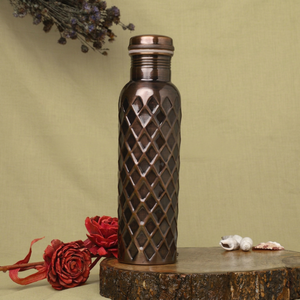 Eco Friendly <b>Copper</b> <b>Bottle</b> for Everyday Use Supporting Clean Storage Sustainable Living Habits Safe Unisex Gift Box Packaging - Product Image 1