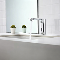 Robinet de lavabo automatique sans contact à détecteur de mouvement pour salle de bain