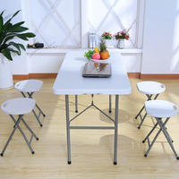 Tabouret de bar pliable de petite taille en plastique Offres Spéciales pas cher