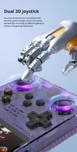 <span class=keywords><strong>Console</strong></span> de jeu portable avec système ARKOS, modèle R36S, écran couleur, prend en charge plusieurs émulateurs - Product Image 6