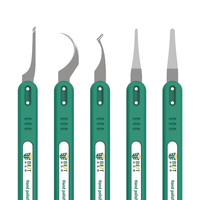Lames de finition manuelle pour PCB fabriquées en Chine, pour le nettoyage du sous-remplissage, outils de réparation 5 en 1, fournisseur d'outils de précision, BST-145