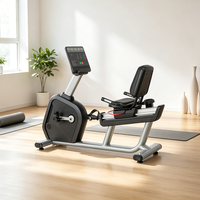 Vélo d'exercice magnétique inclinable commercial, appareil de fitness cardio pour la rééducation en salle de sport et l'entraînement à domicile