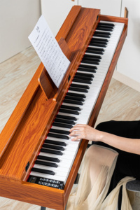 Clavier de piano électronique en plastique lesté à 88 touches <span class=keywords><strong>BDMUSIC</strong></span> avec MIDI, 200 sons et haut-parleur intégré pour adultes - Product Image 5