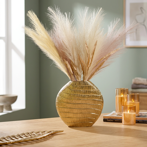 Decorative Metal Vase for Home Décor Tabletop Centerpiece Dried <b>Flowers</b> <b>Artificial</b> Floral <b>Arrangement</b> Modern Accent Vase - Product Image 2