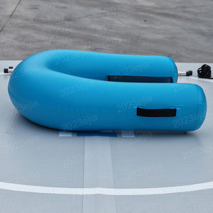 Chaise d'eau gonflable pliable en forme de U <span class=keywords><strong>avec</strong></span> dégonflage rapide pour un rangement facile, économise 70 % d'espace, idéale pour les locataires d'appartements - Product Image 2