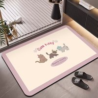 Tapis de bain en diatomite HM 2,5 mm, séchage rapide, super absorbant, antidérapant, durable, tapis de sol pour salle de bain, personnalisation de la marque