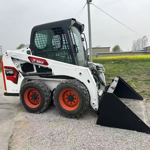 Chargeuse compacte Bobcat S450 d'occasion de haute qualité avec godet à vendre à prix abordable - Product Image 2
