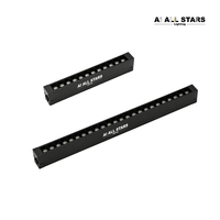 Plafonnier moderne en aluminium DC220V avec interrupteur DIP, réglage CCT, projecteur linéaire à grille, système d'éclairage sur rail magnétique LED 25MM
