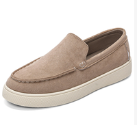 Mocassins décontractés pour hommes For Essentials, couleur marron uni, minimalistes, souples, légers, chaussures plates pour homme