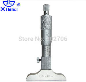 Micrómetro de profundidad, 0-200mm, 0,01mm, herramienta de medición - Product Image 5