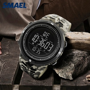 Montres numériques électroniques SMAEL 1915MC pour hommes, étanches, unisexes, montres de sport avec affichage automatique de la date et du jour, affichage LED blanc - Product Image 5