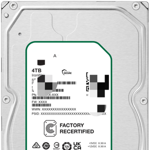 Produit pour Ironwolf Pro 4 To Int. Hdd 3.5 "pour Synology Rs217, Ds3617xsii New Original Ready Stock Industrial Automation Pac Dedica - Product Image 1
