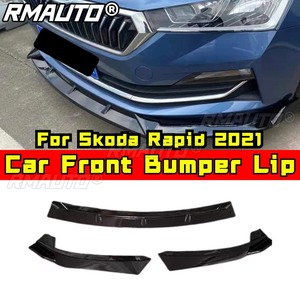 Protection de pare-chocs avant, spoiler, couvre-pare-chocs, kit carrosserie pour Skoda Rapid 2020, accessoires auto - Product Image 1
