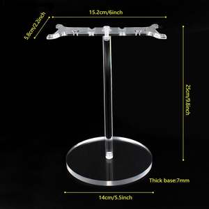 Soporte para auriculares de acrílico transparente moderno soporte Universal para AirPods Max auriculares para juegos para Sony <span class=keywords><strong>Bose</strong></span> Beats estante de exhibición inalámbrico - Product Image 4