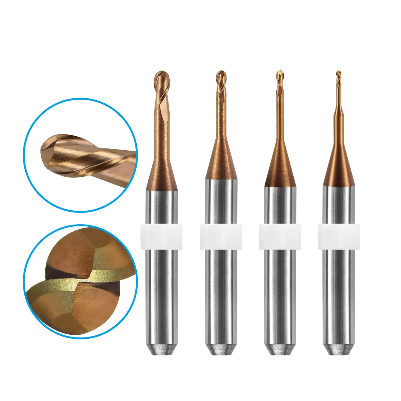 Laboratorio dentale CAD cam JINY D6 utensili per il taglio dei metalli frese